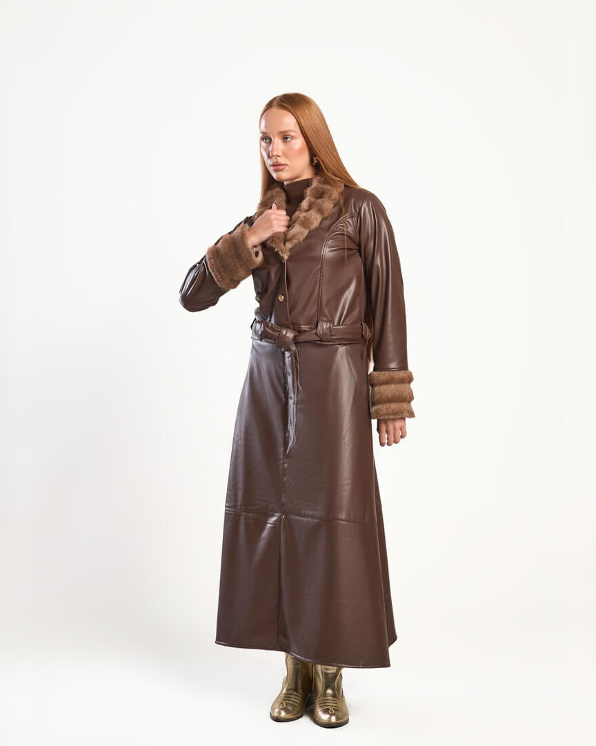 Isabelle Faux Leather Skirt